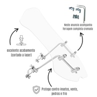 Bolha Parabrisa Moto Lander Yamaha Águia: Proteção e Conforto com Ferragem Inclusa - imagem 3