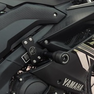 Protetor de Quadro Motoaggrandize para Yamaha R125, R15V2/V3/S, MT15 - Segurança e Estilo em Preto - imagem 3