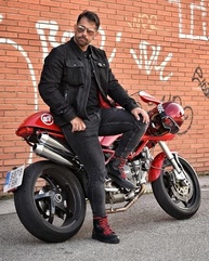 BORLENI Jaqueta jeans de motocicleta respirável refletiva com proteção de armadura CE de malha para homens - imagem 4
