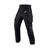 HWK Calça masculina de motocicleta esportiva dupla com tecido Cordura resistente à água e armadura de proteção contra impactos - imagem 2