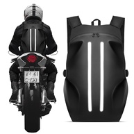 Mochila de motocicleta masculina, à prova d'água, para capacete, refletiva, bolsa para capacete - imagem 1