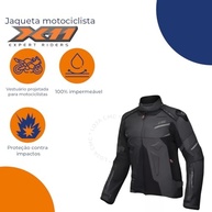 Jaqueta Moto Motociclista Premium X11 Evo4 100% Impermeavel - imagem 5
