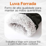 Luvas de Inverno para Motociclista Impermeáveis e Térmicas | Proteção Total no Frio - imagem 3