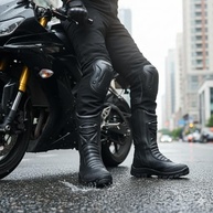 Bota Motociclista Cano Alto Maverick em Couro Leígítimo - imagem 3