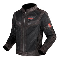 Jaqueta Motociclista LS2 Garda Preto com Vermelho - Masculina (L) - imagem 1