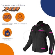 Jaqueta Feminina/Masculino Moto Motociclista X11 Guard2 - imagem 5