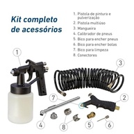 Motocompressor de Ar Diafragma JETFACIL PLUS 1/3CV - Potência e Eficiência Sem Óleo - imagem 5