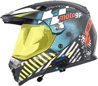 Capacete Motocross Bluetooth Integrado: Segurança e Conectividade para sua Aventura! - imagem 1