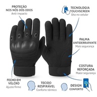 Luva Motoqueiro Anti-Impacto: Proteção e Conforto para Motoboy e Ciclista - imagem 3