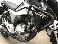 Protetor de Motor e Carenagem Coyote Preto com Pedaleiras - Honda CG Titan/Fan & Start 160 - imagem 5