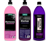 Kit Completo Vonixx: Removex, Alumax e Verniz de Motor para Brilho e Proteção Impecáveis - imagem 1