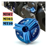 Tampa de Enchimento de Óleo Motor CNC Alumínio para Yamaha MT-03, MT-07, MT-10, R1, R3, R6 e mais (Cinza) - imagem 3