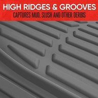 Motor Trend MT-923-GR: Tapetes Flexíveis de Borracha para Carros, SUVs e Vans - Proteção Total Contra Todas as Condições Climáticas - imagem 4