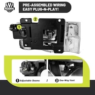 Faróis Completos para Chevy C10/Silverado/Tahoe/Blazer (1992-1994) - Lado Motorista e Passageiro - imagem 5