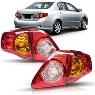 Kit 4 Luzes Traseiras Toyota Corolla 2009-2010: Lado Motorista e Passageiro, Vermelho Original - imagem 2
