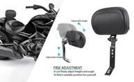 Encosto de Motorista Ajustável para Can Am Spyder F3: Conforto e Suporte com Bolsa Integrada - imagem 4