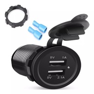 Tomada USB Dupla 3.1A para Veículos, Motos e Barcos - Carregamento Rápido e Seguro - imagem 4