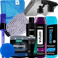 Kit Completo Vonixx: Lavagem e Proteção para Motos e Carros - Shampoo, Selante Cerâmico, Restaurador e Acessórios - imagem 1