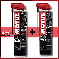 Motul Chain Clean + Lube Off Road – Kit 400ml - imagem 1