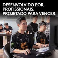 Mouse Gamer Sem Fio Logitech G PRO X SUPERLIGHT 2 com Tecnologia LIGHTSPEED, Ultraleve, Switch LIGHTFORCE, Sensor HERO 2 com 44K DPI, 5 botões programáveis e Bateria Recarregável - Preto - imagem 3