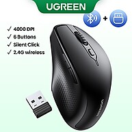 Mouse Ergonômico UGREEN Silencioso Bluetooth 2.4G - imagem 1