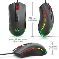 Mouse Gamer Redragon Cobra, Chroma RGB, 10000DPI, 7 Botões, Preto - imagem 4