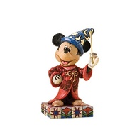Estatueta Disney Feiticeiro Mickey Mouse por Jim Shore - Resina Pintada à Mão - imagem 3