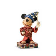 Estatueta Disney Feiticeiro Mickey Mouse por Jim Shore - Resina Pintada à Mão - imagem 2