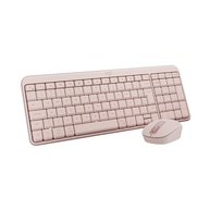 Combo Teclado e Mouse Sem Fio Logitech MK250 Bluetooth com Conectividade Rápida e Fácil, Design Compacto, Mouse Ambidestro, Layout ABNT2, Construção Durável, Compatível com PC e Mac - Rosa - imagem 1