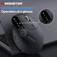 Mouse Monster M2 PRO: Sem Fio, Bluetooth e Alta Performance - imagem 1