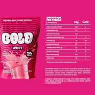 WHEY PROTEIN 3W - BOLD WHEY (450g) - Sabor: Mousse de Morango - imagem 4