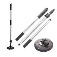Kit Cabo 1,60m Mop Giratório Perfect Pro e Move Aço Inox + Base Suporte Flange 16cm - Limpeza Eficiente e Durável - imagem 2