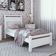 Cama Solteiro Reali Plus Móveis Lopas Branco - Design Moderno e Conforto para Seu Quarto - imagem 2