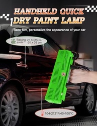 Lâmpada Infravermelha 1000W 110V - Cura Rápida de Tinta para Carros e Móveis - imagem 3