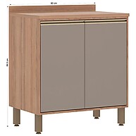 Balcão Luciane Yara 80 cm: Elegância e Praticidade em Um Só Móvel - imagem 2