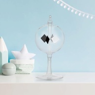 Radiômetro Solar Crookes de Vidro Transparente - Decoração Elegante e Ciência em Movimento - imagem 3