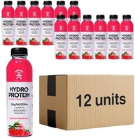 Kit com 12 Bebidas MOVING Hydro Protein sabores 500ml – Hidratação + Proteína + Creatina (500 ML, Frutas Vermelhas) - imagem 1