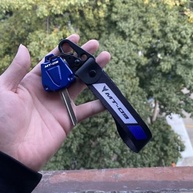 MOWOK Capa de Chave em Alumínio CNC com Chaveiro para Yamaha MT-09 (2013-2024) - Azul Vibrante - imagem 3