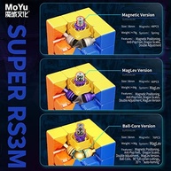 CuberShop Moyu Super RS3M 2022 3x3 - Cubo Mágico Profissional com Tecnologia Ball-Core e MagLev - imagem 3