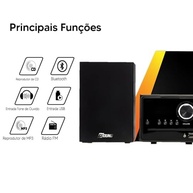 Mini System SSOUND 200W RMS: Som Potente com Bluetooth, CD, MP3 e Rádio Bivolt - imagem 4