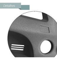 Moldura Painel 2 Din Grafite para New Civic 2007-2011: Instale seu MP5 com Estilo! - imagem 2