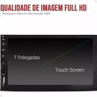 Central Multimídia 7" MP5 Bluetooth Espelhamento Android/iOS - Kwid - imagem 3