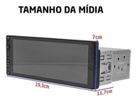 Central Multimídia 1 Din MP5 com Carplay, Android Auto e Câmera de Ré - Seu Carro Mais Inteligente! - imagem 3