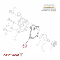Junta da Tampa da Bomba D'água para Yamaha MT-03: Proteção Essencial e Durabilidade - imagem 3