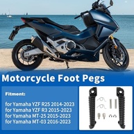 Pedal Dianteiro Moto Yamaha R3 MT-03 R25 MT25 (2014-2023) - Liga de Alumínio Premium Preto - imagem 3