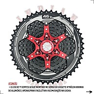 Cassete SunRace MX8 11V 11/46D: Performance MTB - imagem 2