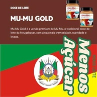 2X Doce de Leite MU-MU GOLD 420g Cada Pote de Vidro Mais Leite Menos Açucar - imagem 2