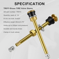Kit 12 Hastes de Válvula TR573 MuHize: Durabilidade e Segurança para seu Caminhão - imagem 3
