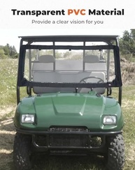 Para-brisa Kemimoto Instantâneo para Kawasaki Mule 2500/3000 (1994-2005) - Proteção e Praticidade - imagem 5