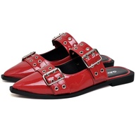 Mule Vermelha Slingback: Conforto e Estilo! - imagem 1